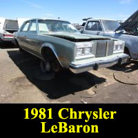 Junkyard 1981 Chrysler Lebaron