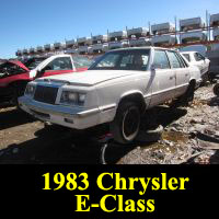Junkyard 1983 Chrysler E-Class
