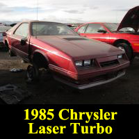 Junkyard 1985 Chrysler Laser XE