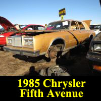 Junkyard 1985 Chrysler New Yorker 5th Avenue