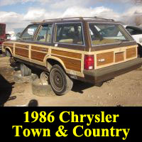 Junkyard 1986 Chrysler Town & Country