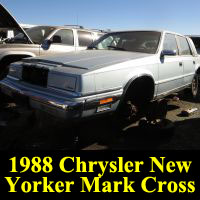 Junkyard 1988 Chrysler New Yorker Mark Cross Edition