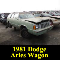 Junkyard 1981 Dodge Aries wagon