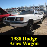 Junkyard 1988 Dodge Aries wagon