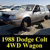 Junkyard 1988 Dodge Colt 4WD Wagon