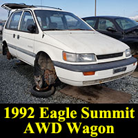 Junkyard 1992 Eagle Summit 4WD Wagon