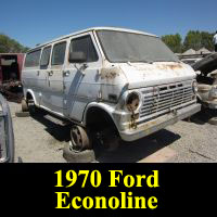 Junkyard 1970 Ford Econoline van