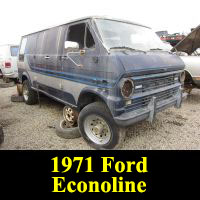 Junkyard 1971 Ford Econoline