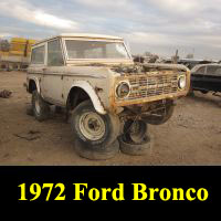 Junkyard 1972 Ford Bronco