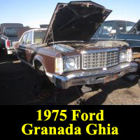 Junkyard 1975 Ford Granada Ghia