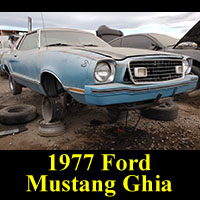Junkyard 1977 Ford Mustang Ghia