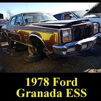 Junkyard 1978 Ford Granada ESS