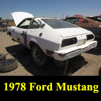 Junkyard 1978 Ford Mustang