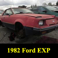 Junkyard 1982 Ford EXP