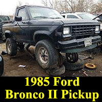 Junkyard 1985 Ford Bronco II Sawzall Pickup