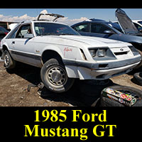 Junkyard 1985 Ford Mustang GT