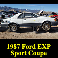 Junkyard 1987 Ford EXP Sport Coupe