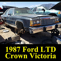 Junkyard 1987 Ford LTD Crown Victoria