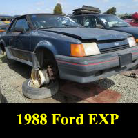 Junkyard 1988 Ford Escort EXP