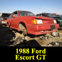 Junkyard 1988 Ford Escort GT