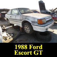 Junkyard 1988 Ford Escort GT