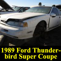 Junkyard 1989 Ford Thunderbird Super Coupe