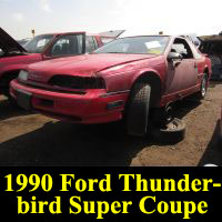 Junkyard 1990 Ford Thunderbird Super Coupe