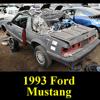 Junkyard 1993 Ford Mustang Convertible