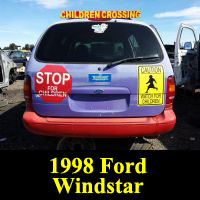 Junkyard 1998 Ford Windstar Ice Cream Truck