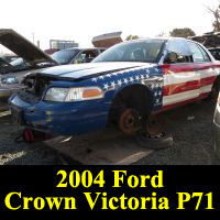 Junkyard 2004 Ford Crown Victoria P71