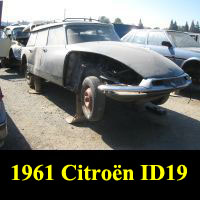 Junkyard 1961 Citroën ID19