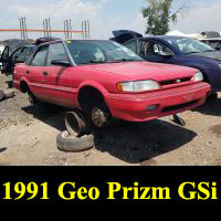 Junkyard 1991 Geo Prizm GSi