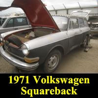 Junkyard 1971 Volskwagen Squareback