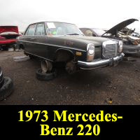 Junkyard 1973 Mercedes-Benz 220