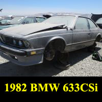 Junkyard 1982 BMW 633CSi