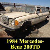 Junkyard 1984 Mercedes-Benz 300TD