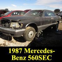 Junkyard 1987 Mercedes-Benz 560SEC