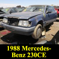 Junkyard 1988 Mercedes-Benz 230CE