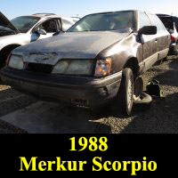 Junkyard 1988 Merkur Scorpio