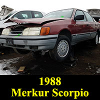 Junkyard 1988 Merkur Scorpio
