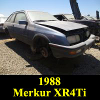 Junkyard 1988 Merkur XR4Ti