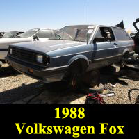 Junkyard 1988 Volkswagen Fox