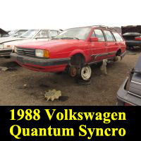 Junkyard 1988 Volkswagen Quantum Syncro