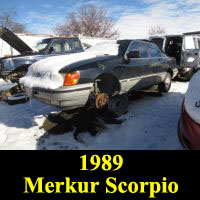 Junkyard 1989 Merkur Scorpio