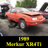 Junkyard 1989 Merkur XR4Ti