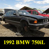 Junkyard 1992 BMW 750iL