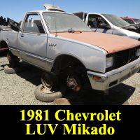 Junkyard 1981 Chevrolet LUV MIkado
