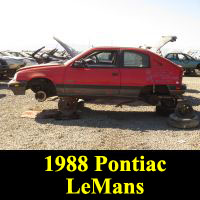 Junkyard 1988 Pontiac LeMans