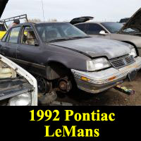 Junkyard 1992 Pontiac LeMans