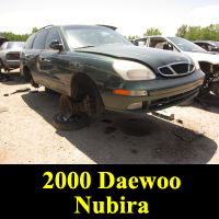 Junkyard 2000 Daewoo Nubira Wagon